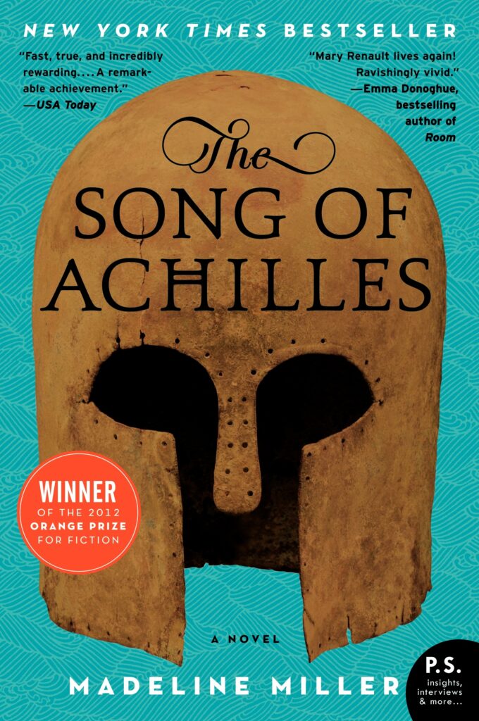 U.S. paperback cover of the novel "The Song of Achilles"